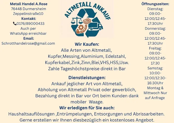 Schrott & Altmetall Handel A.Rose